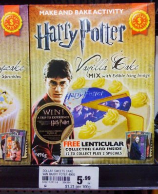 Image: Harry Potter Vanilla Cake Mix