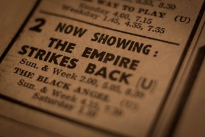 Image: Now Showing The Empire Strikes Back