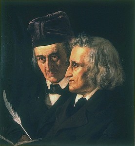 Image: Portrait of the Brothers Grimm