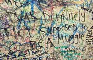 Graffiti: was definitely not supposed to be a muggle