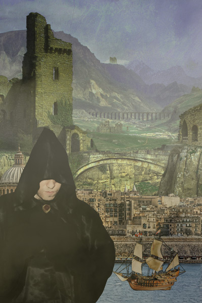 Cliche Fantasy Cover: Hooded Figure