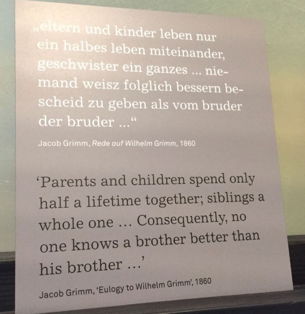 Image: Eulogy Quote from Jacob Grimm