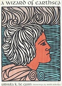 1st edition book cover: A Wizard of Earthsea
